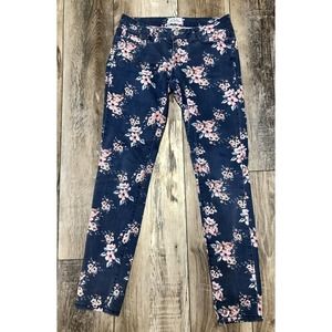 Aeropostale Ashley Ultra Skinny Size 3/4 Reg (Actual 30x31) Floral Print Jeans